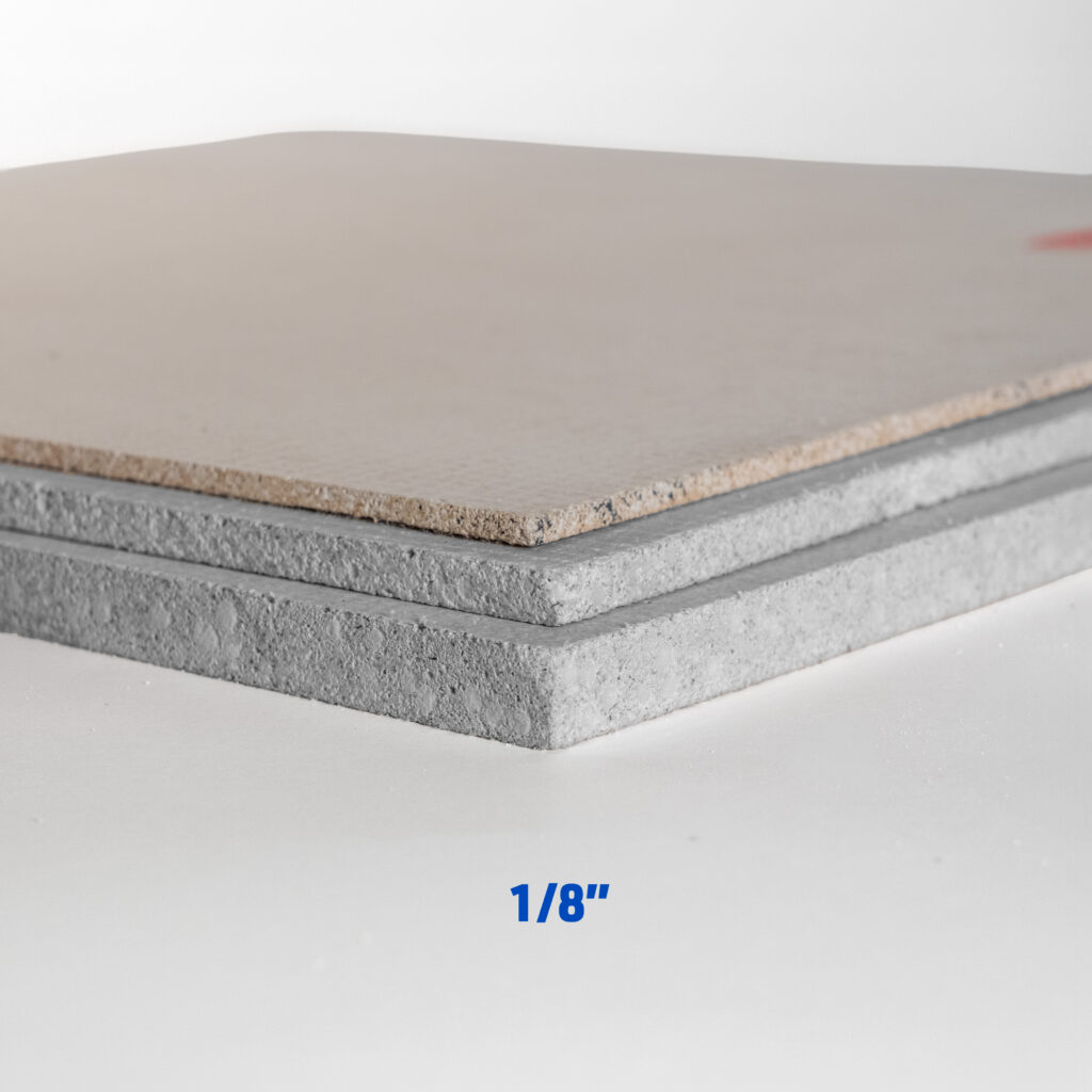 Backer Board ONE EIGTH Thickness Detail Shot V3