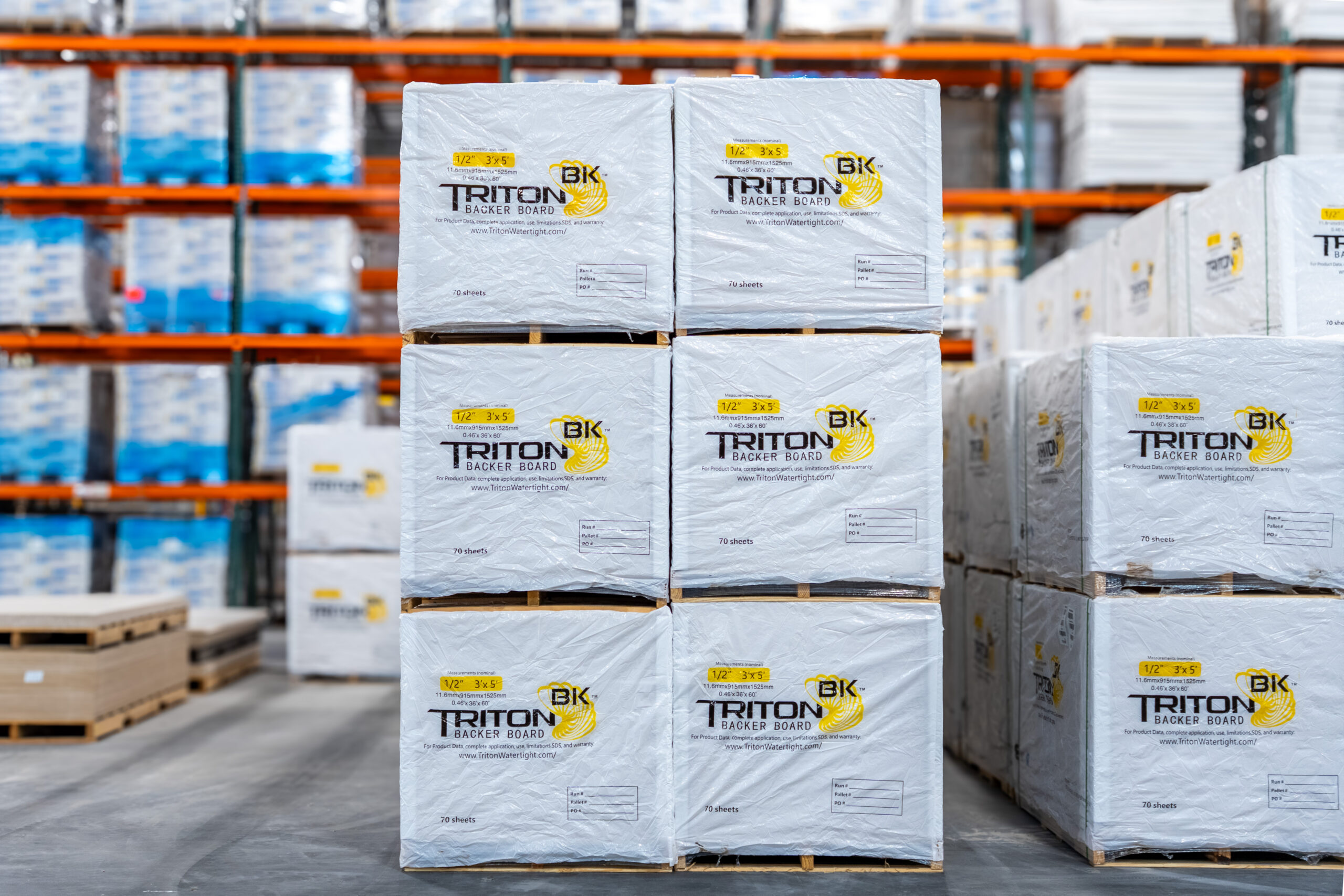 Triton Backer pallets